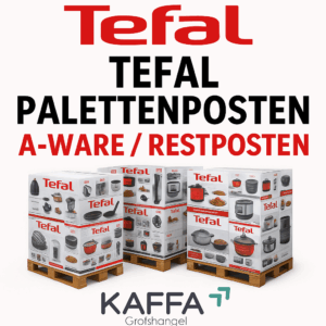 Tefal Palettenposten 80 Stück | A-Ware Neu & Originalverpackt | Pfannen, Woks, Kochsets – Restposten für Händler & Wiederverkäufer