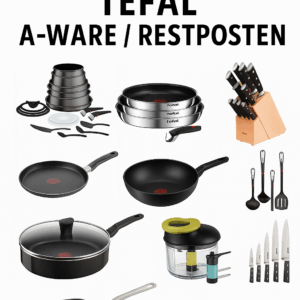Tefal Palettenposten – 125 Stück A-Ware Neu & OVP | Pfannen, Woks, Kochsets – Restposten für Händler & Wiederverkäufer